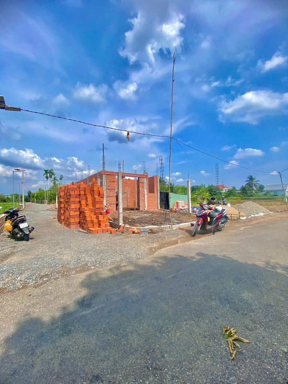 Bán 10 lô đất thổ cư mt đường nhựa thị trấn Thủ Thừa giá từ 780 đến 930 triệu tùy lô 4