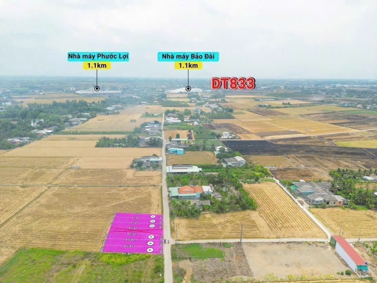 Bán đất mặt tiền Nguyễn Văn Thọ , xã Lạc Tấn dt 142m2 full thổ giá 580 triệu 4