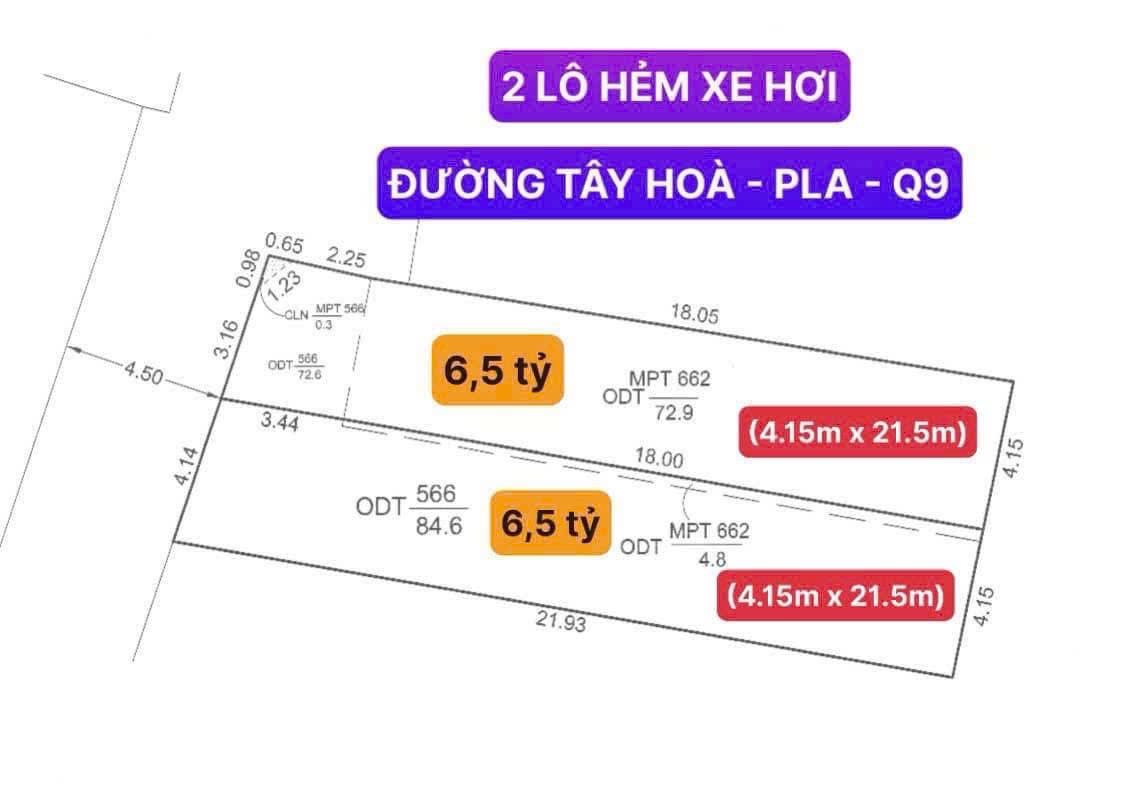 Cần bán Đất Phường Phước Long A, Quận 9, Diện tích 90m², Giá Thương lượng 6