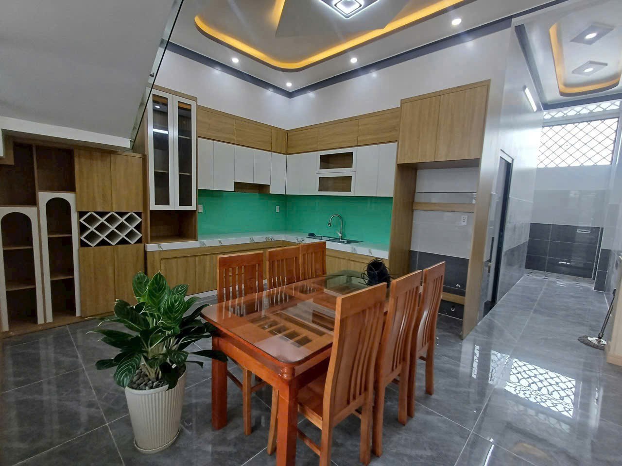 Bán nhà mới xây thị trấn Đức Hòa dt 105m2 1 lầu 3pn,3wc giá 2,85 tỷ 4