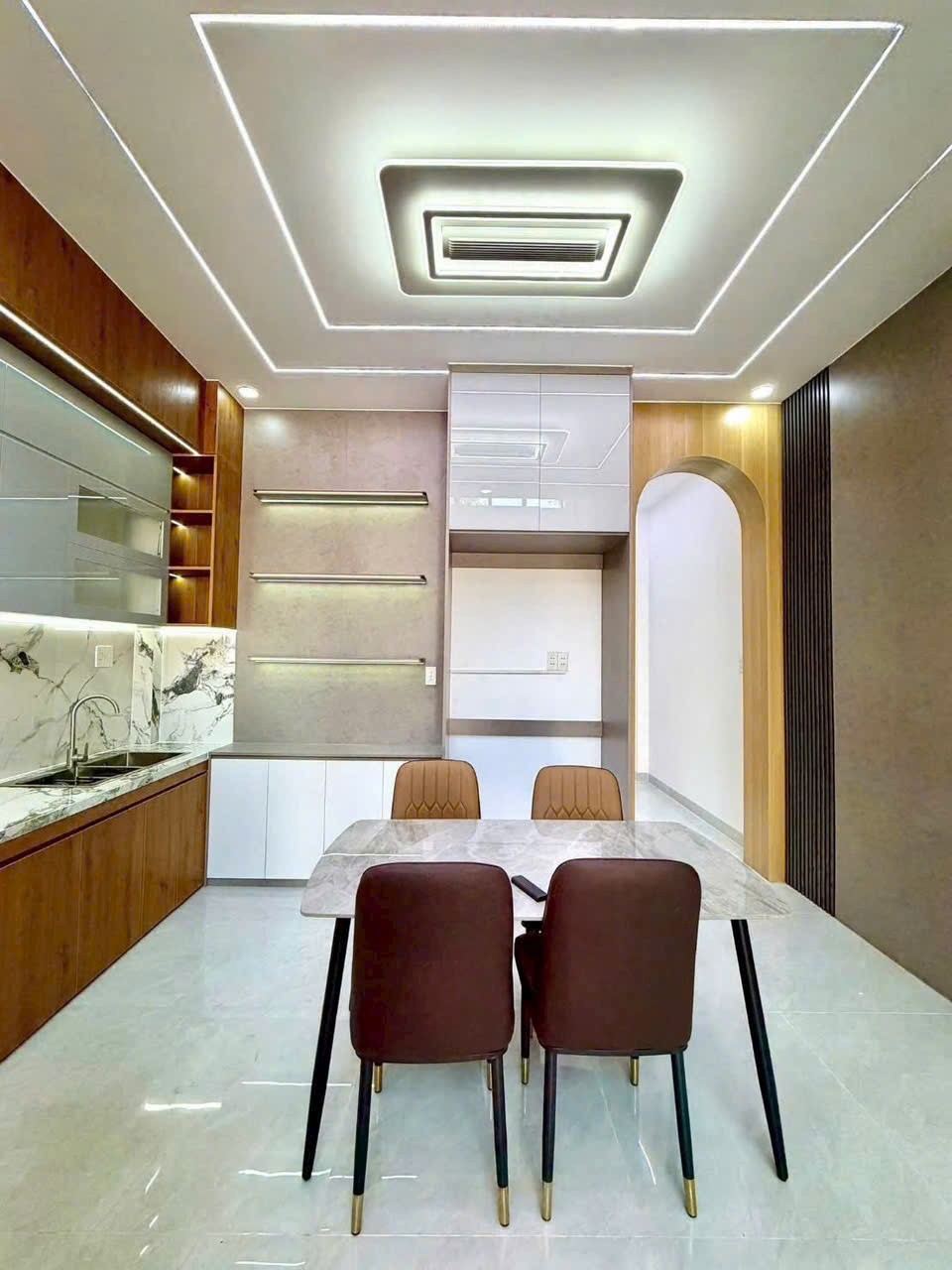 Bán nhà mới xây gần chợ Gò Đen dt 108m2 1 lửng, 3pn,3wc giá 2,65 tỷ 14