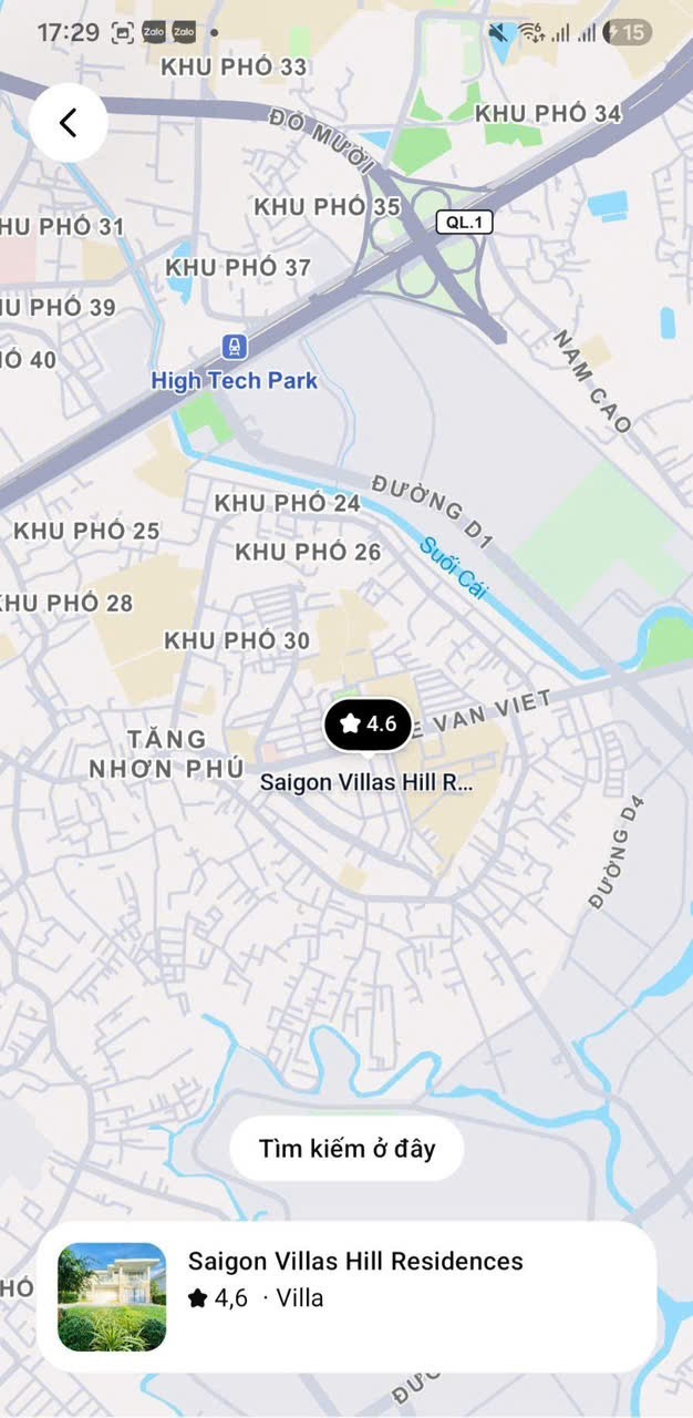 Cho thuê Biệt thự Phường Tăng Nhơn Phú A, Quận 9, Diện tích 240m², Giá 036 Triệu/tháng 12
