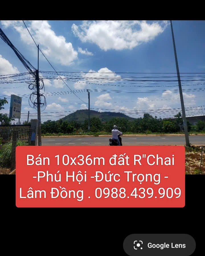 Bán đất 360m2 R''Chai Đức Trọng Lâm Đồng 1,7 tỷ
