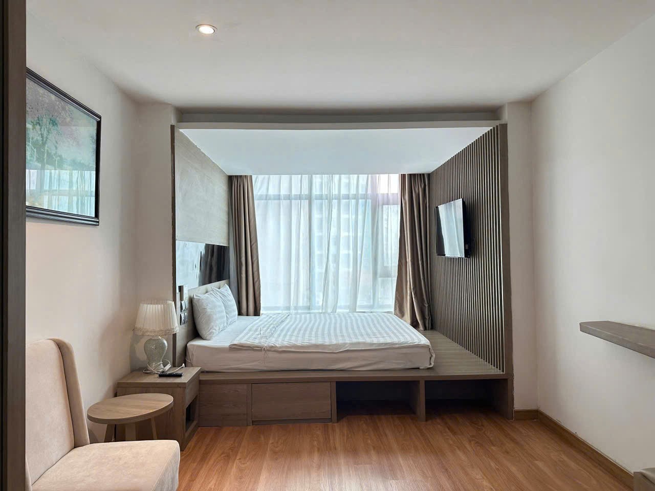CĂN HỘ STUDIO MƯỜNG THANH VIỄN TRIỀU, NHA TRANG, GIÁ 6 TRIỆU/THÁNG - 650K/ĐÊM 7