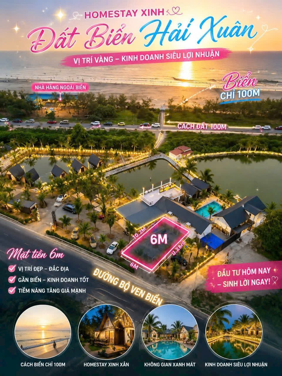 Đất mặt biển bãi tắm Ninh Cơ 100m2 giá chỉ 1 tỷ, dư địa tăng giá rõ rệt 3