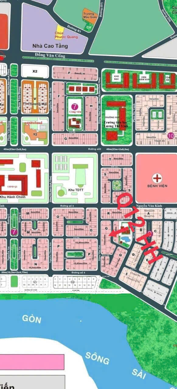 Cần bán Đất Phường  Thạnh Mỹ Lợi, Quận 2, Diện tích 289m², Giá 59.4 Tỷ 5