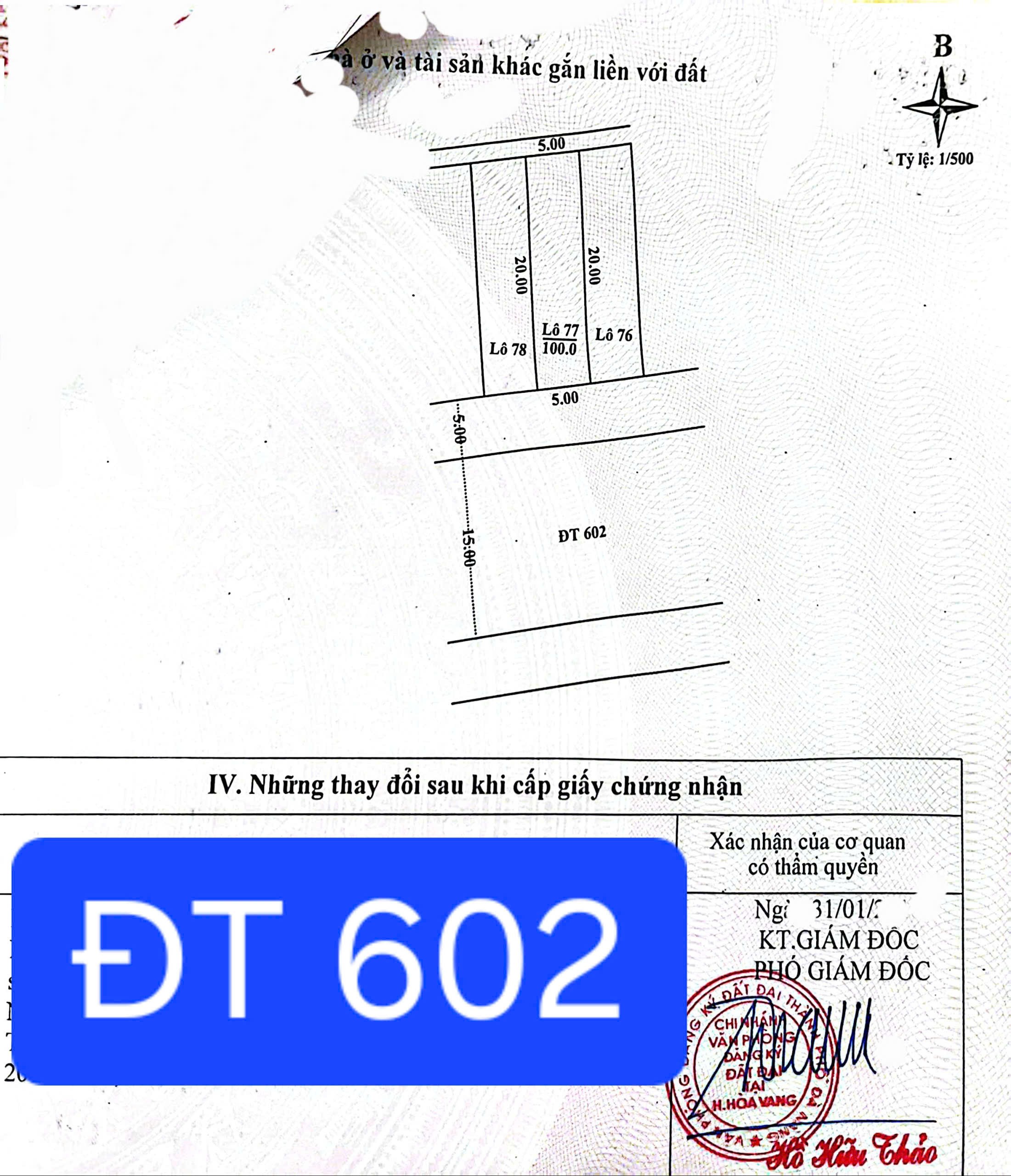 Bán đất đường 15m - ĐT602 - Hòa Ninh - cách chợ 200m 2