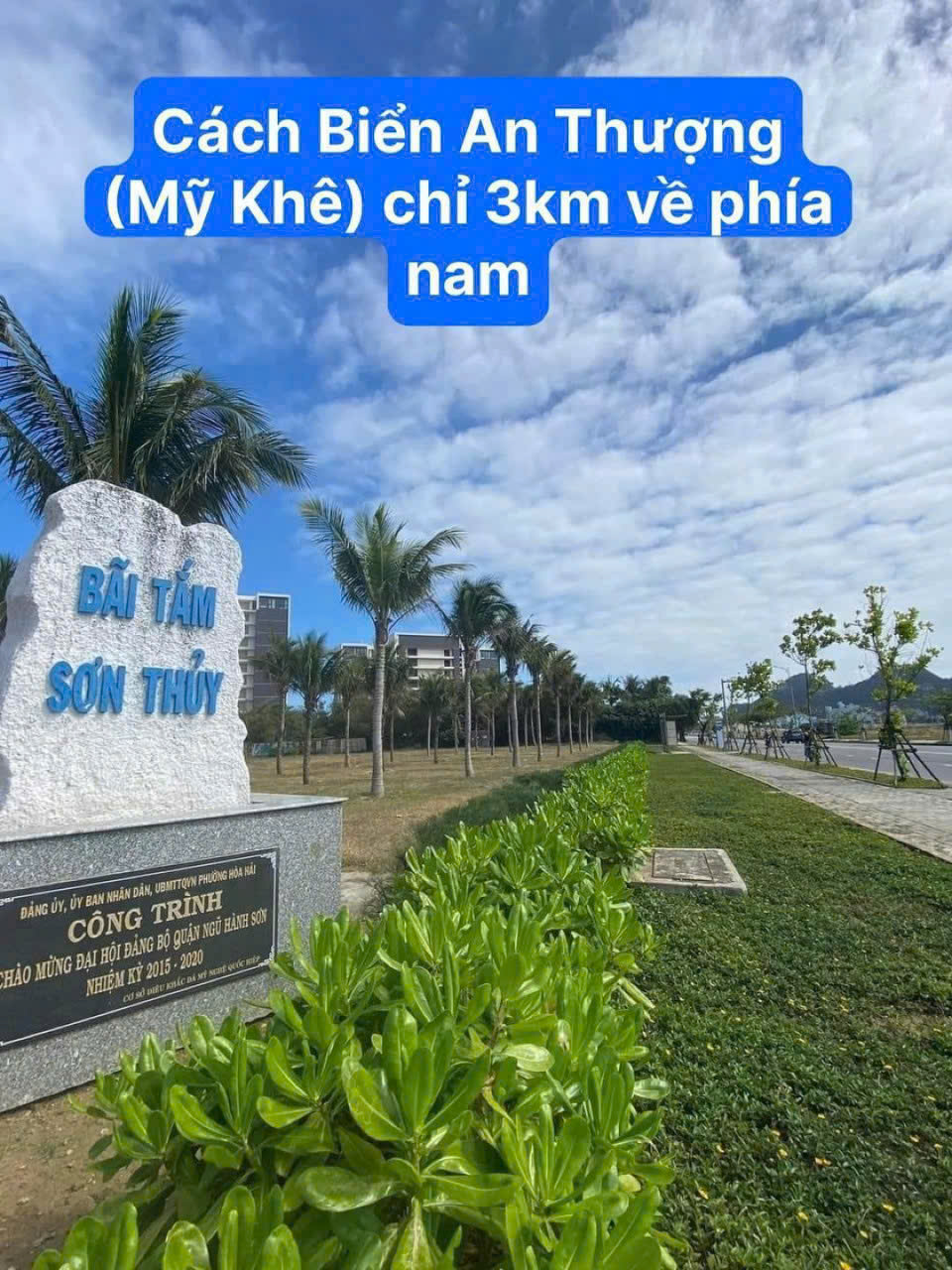 205m2/ 16,2 tỷ, Đất đường Thủy Sơn 6,sát 600 giường,Núi Non Nước,Quận NH Sơn 7