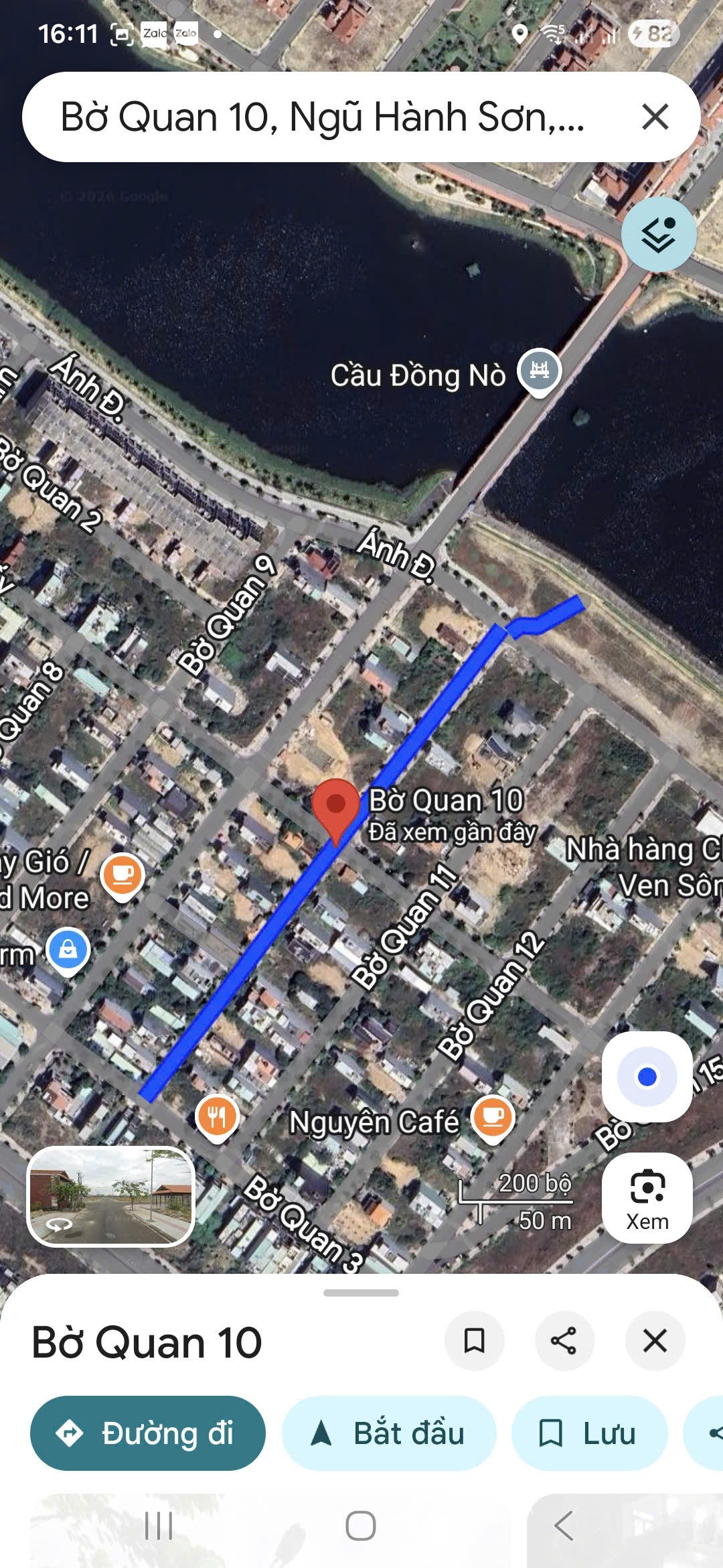 BÁN ĐẤT ĐƯỜNG BỜ QUAN 10, SÁT NGUYỄN PHƯỚC LAN