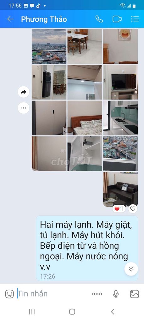 Cho thuê căn hộ cao cấp  Dhome. Trung tâm khu Chợ Lớn. Full nội thất 6
