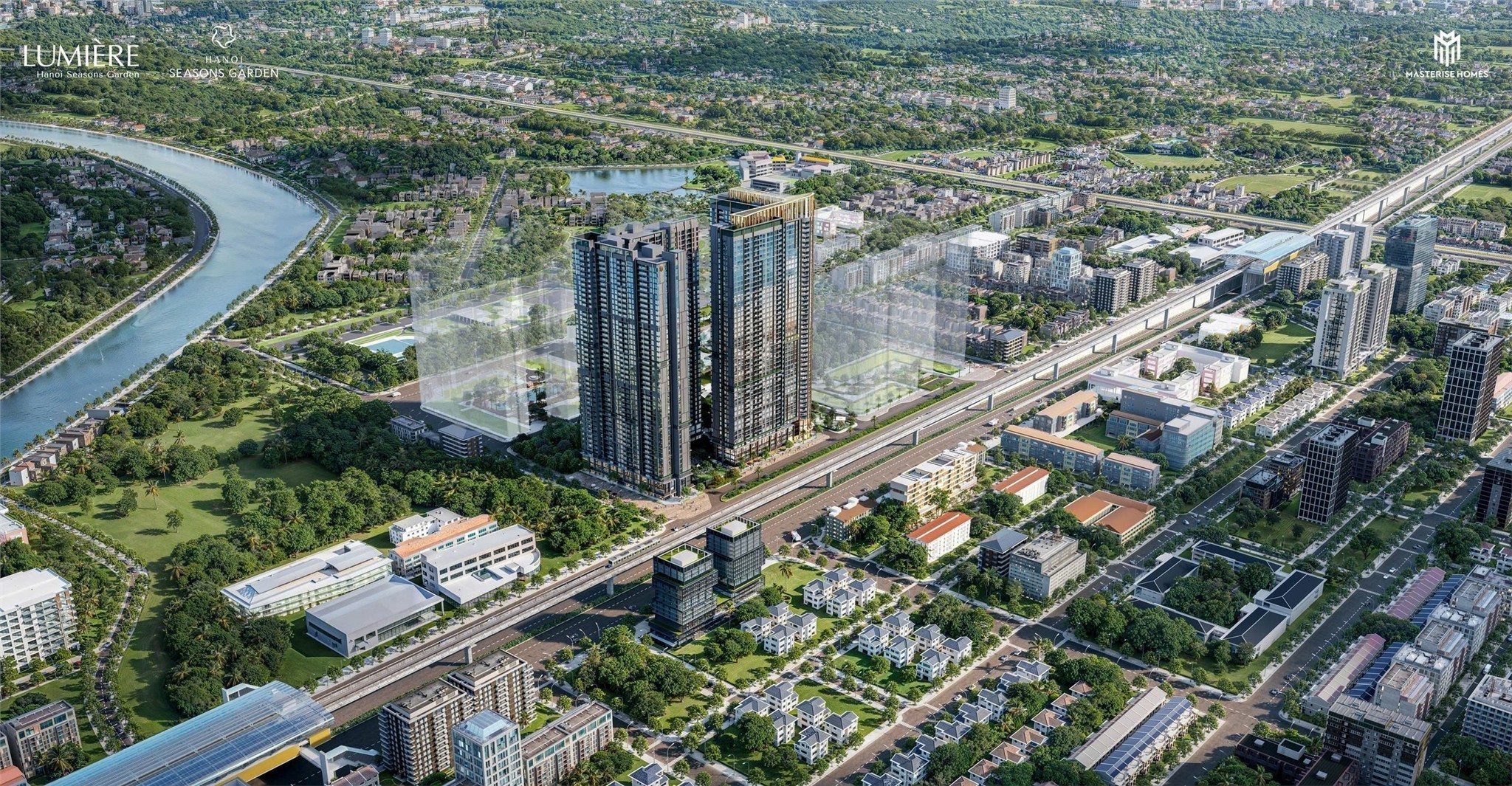 Đầu tư sinh lợi - Căn 2PN+1 hơn 100m2 Lumière Hanoi Seasons Garden Nguyễn Trãi Thanh Xuân 3
