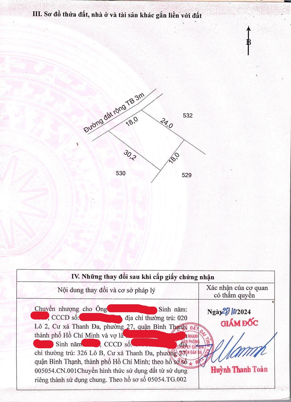 Vị trí đất nằm ngay khu dân cư ổn định, đường thông thoáng, cực kỳ thuận tiện để an cư hoặc tích 3
