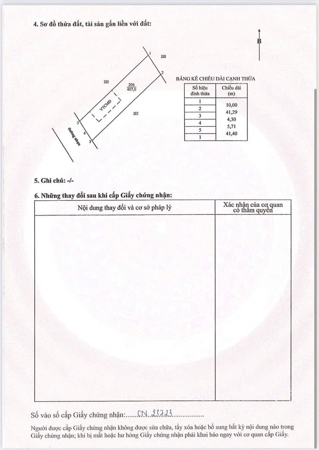 Cần bán Đất đường Tỉnh lộ 44B, Thị trấn Phước Hải, Diện tích 405m², Giá 1.45 Tỷ 2