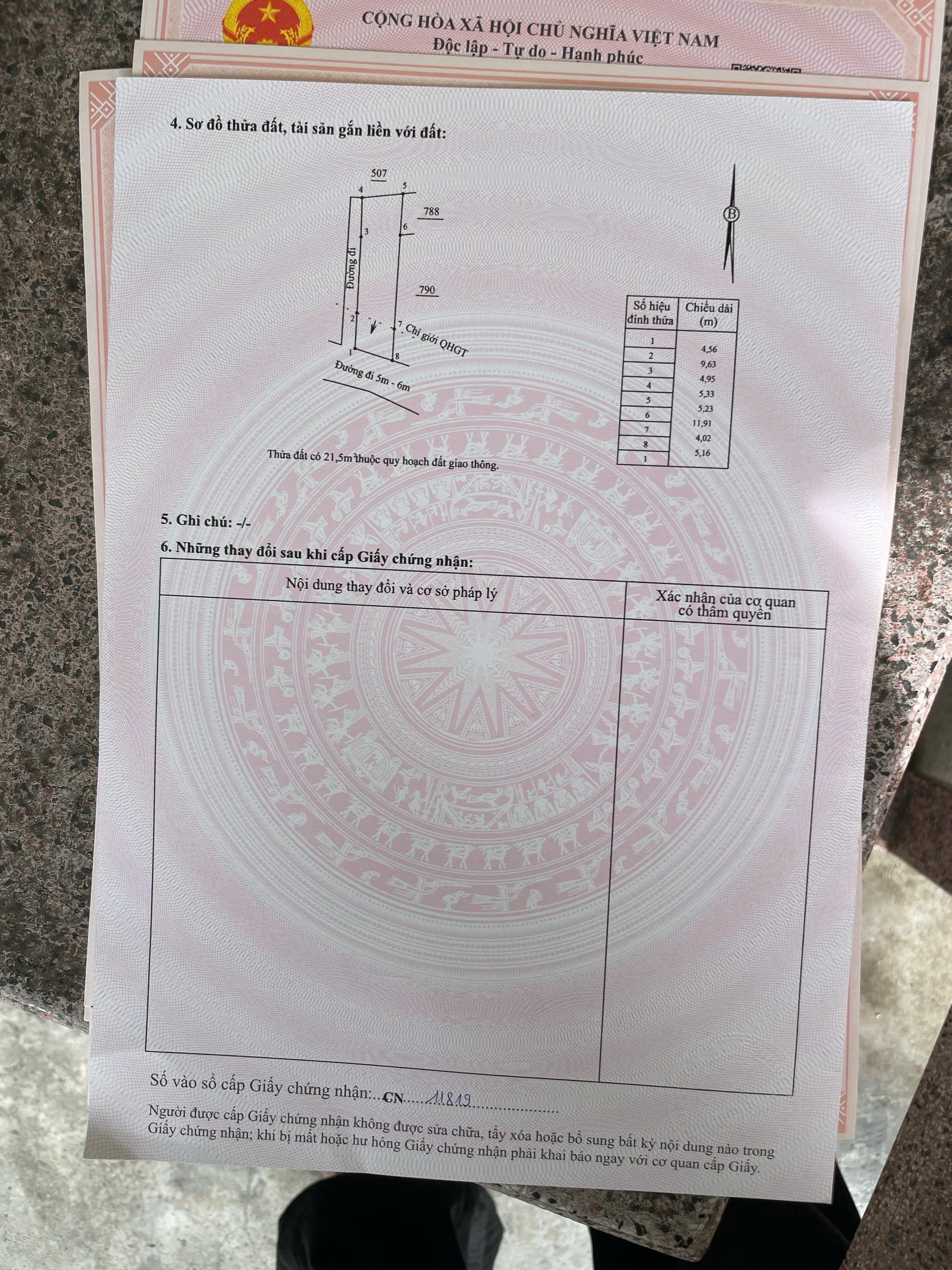 Bán đất thị trấn Diên Khánh đường thông từ Hà Huy Tập ra bờ kè Trần Phú 5