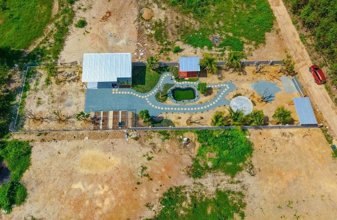 Bán đất Diên Xuân giá rẻ sẵn thổ cư đã lên mô hình nhà vườn nghỉ dưỡng gần KDL Nhân Tâm cũ