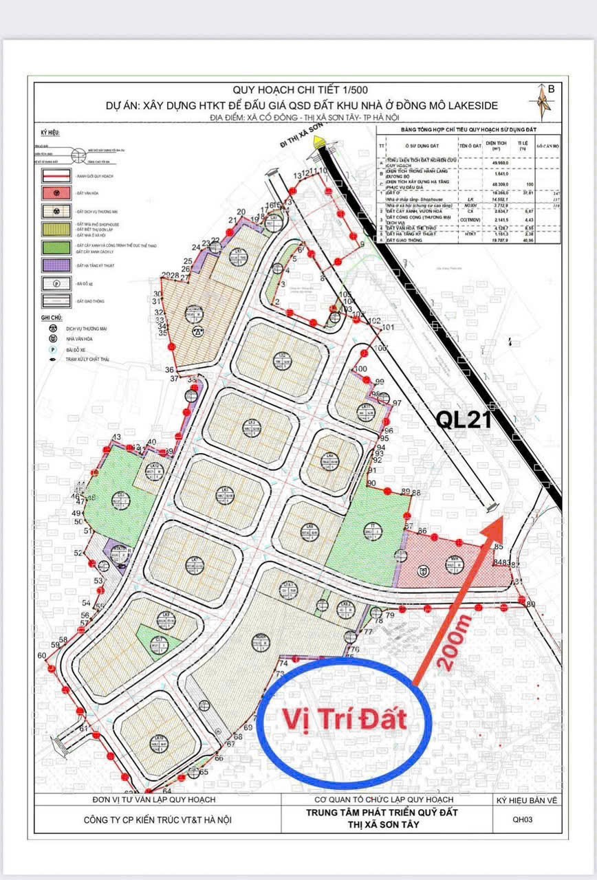 CẦN BÁN NHANH LÔ ĐẤT 100M2, MẶT ĐƯỜNG QL21A GIÁ NHỈNH 3 TỶ. 5