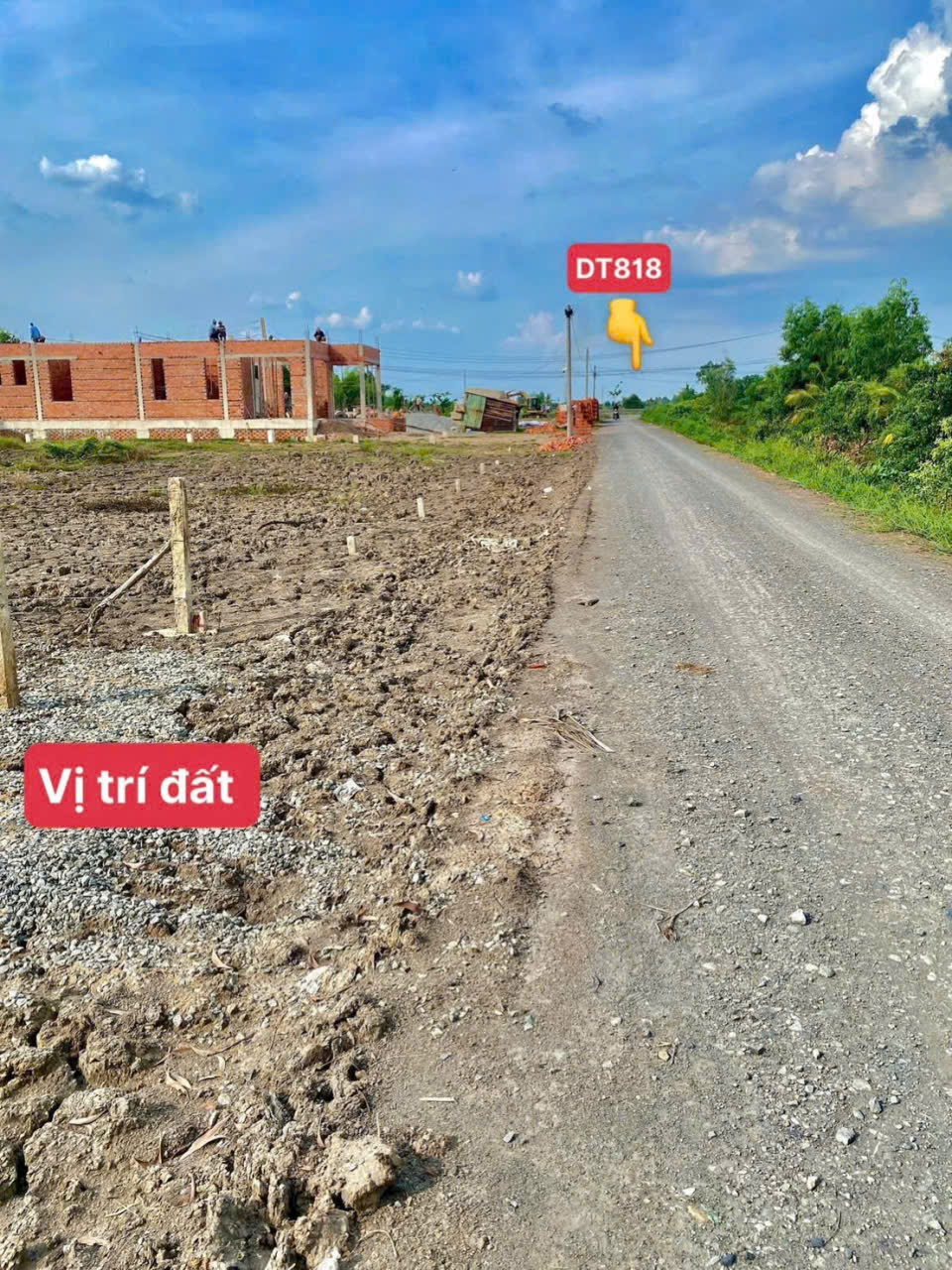 Bán 9 lô thổ cư liền kề , đường oto đá xanh xã Tân Thành , Thủ Thưa dt 150m2 giá 550 triệu / lô 6