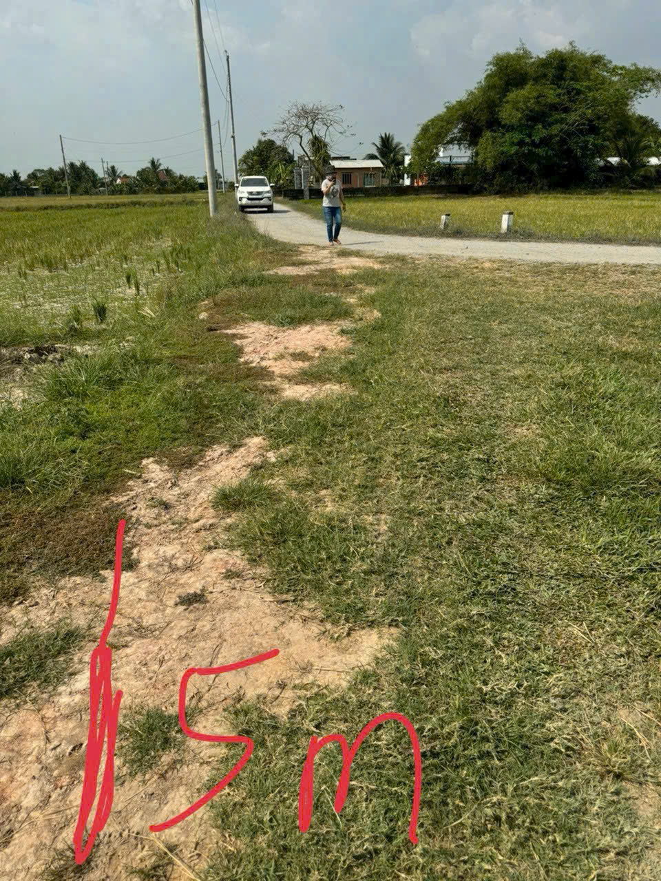 Bán đất thổ cư hẻm oto đá xanh xã Hòa Khánh Tây , Đức Hòa , Long An dt 150m² giá 600 triệu 3
