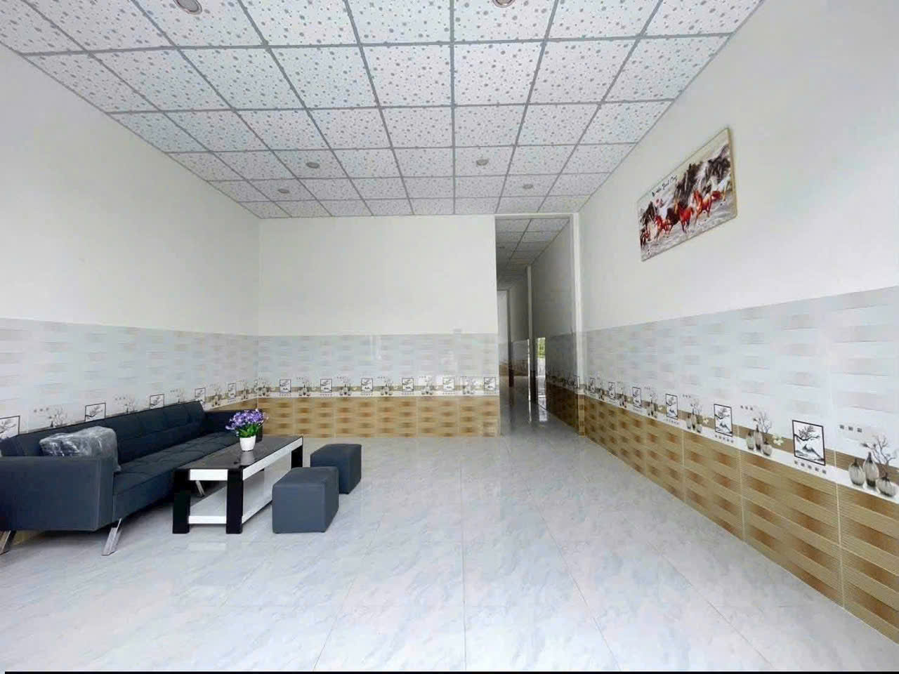 Bán 2 nhà hẻm mới xây ấp 7, Nhựt Chánh dt 117m2 full thổ, 2pn,1wc giá 1,3 tỷ/căn 4