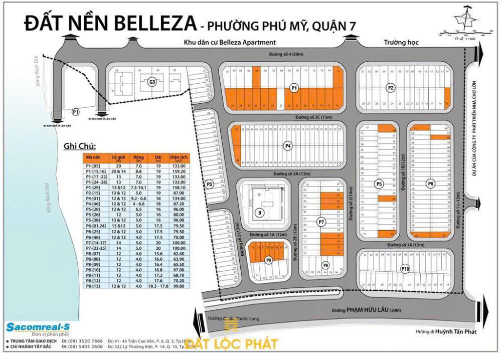 Cần bán Đất Phường Phú Mỹ, Quận 7, Diện tích 133m², Giá 17.5 Tỷ