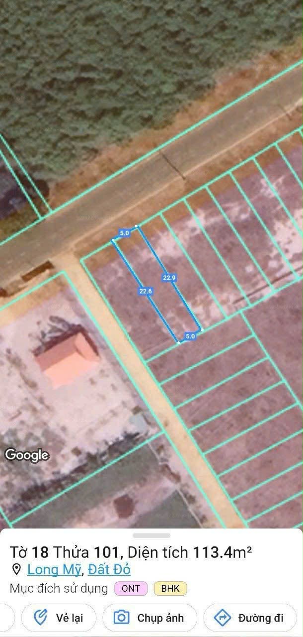 Cần bán Đất đường Tỉnh lộ 44, Thị trấn Phước Hải, Diện tích 113m², Giá 970 Triệu