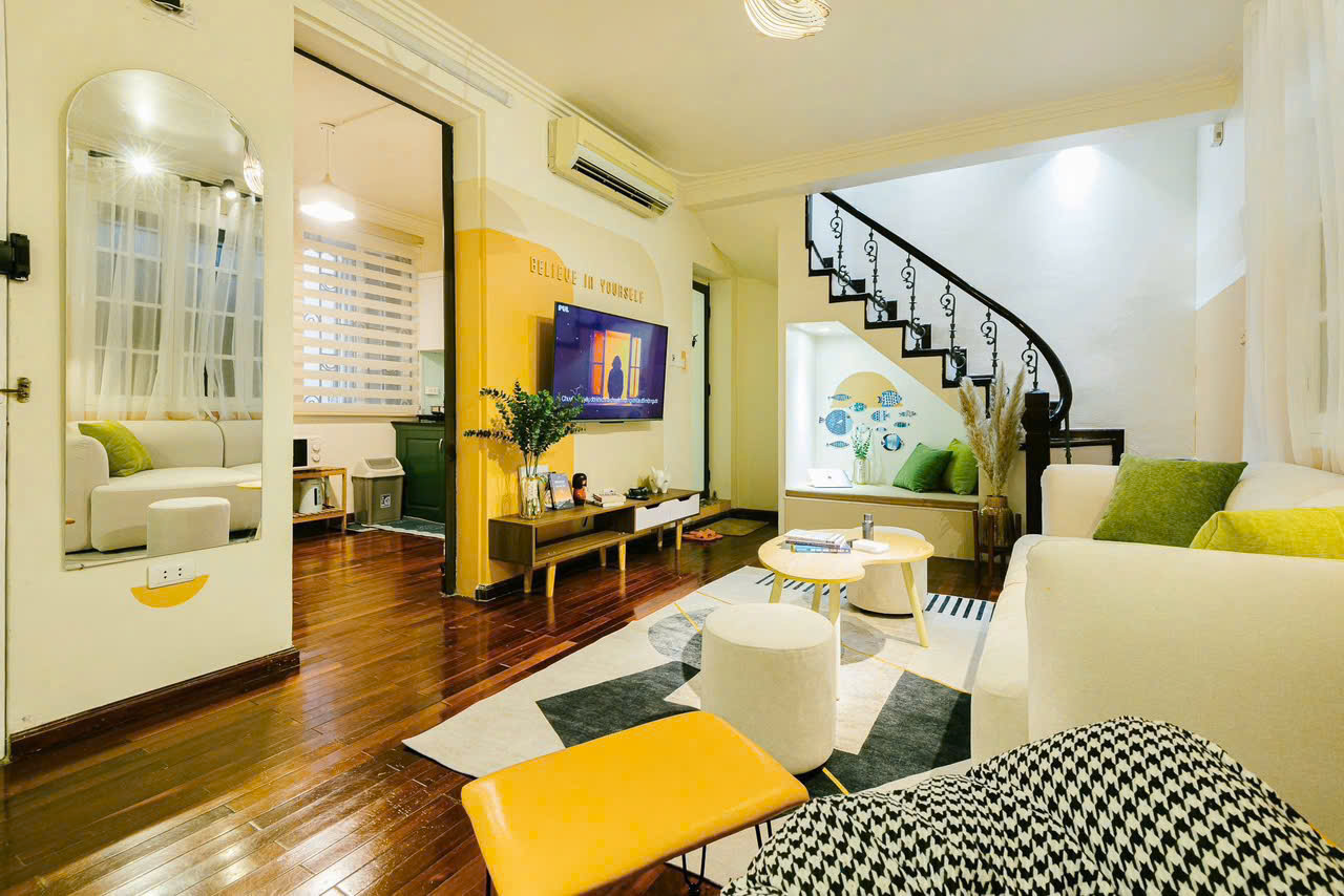 Cho thuê nhà riêng Ngô Văn Sở, Hoàn Kiếm 40m x 2T NHÀ ĐẸP - FULL ĐỒ giá 17 triệu