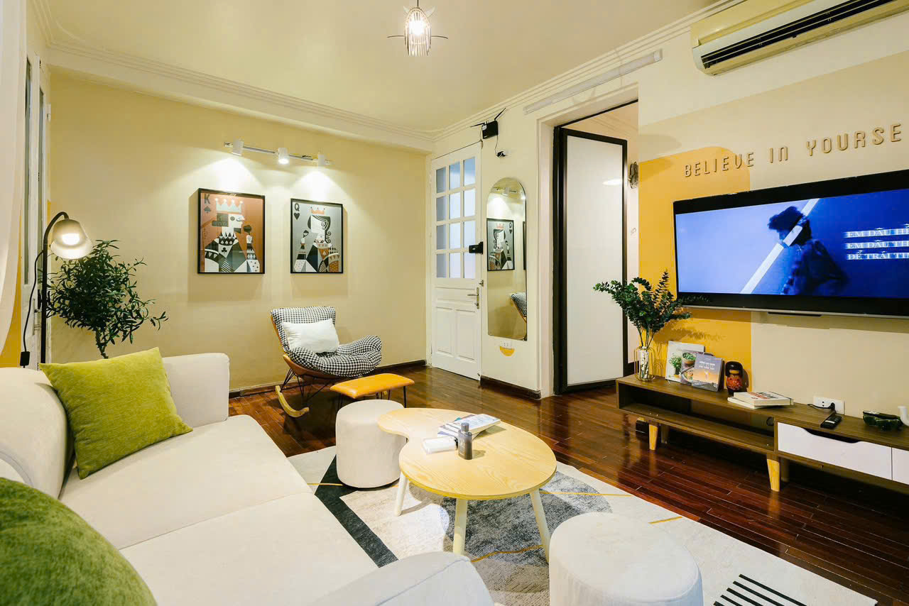 Cho thuê nhà riêng Ngô Văn Sở, Hoàn Kiếm 40m x 2T NHÀ ĐẸP - FULL ĐỒ giá 17 triệu 2