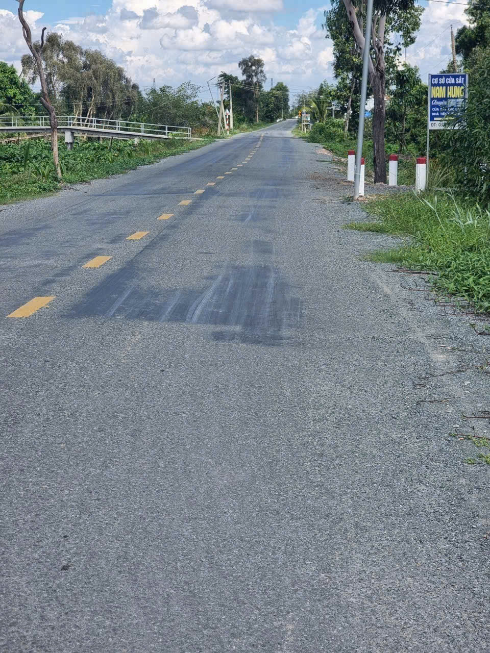 Bán đất mt sông Vàm Cỏ Đông xã Hòa Khánh Nam tdt 9000m2 ( có 185m2 thổ) giá 12,5 tỷ 2