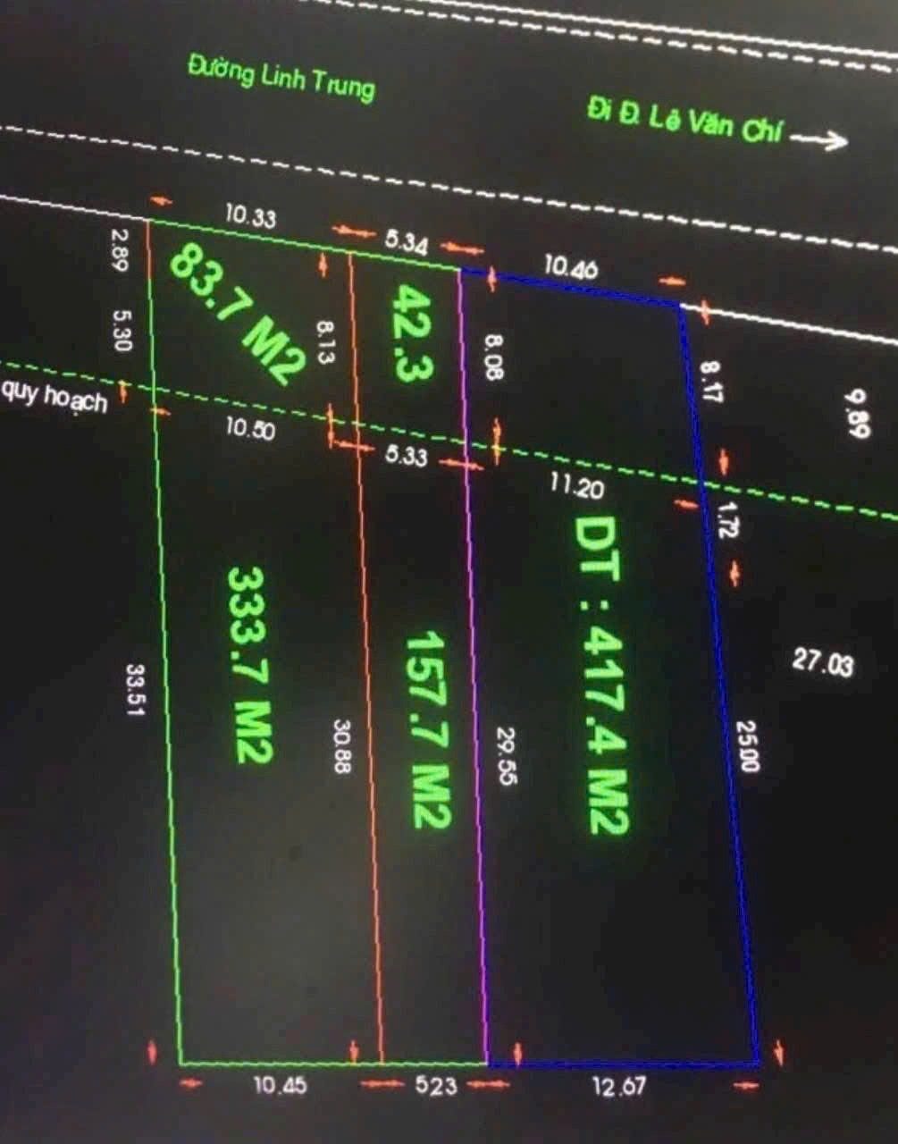 Cần bán Đất Phường Linh Trung, Thủ Đức, Diện tích 1034m², Giá 51 Tỷ